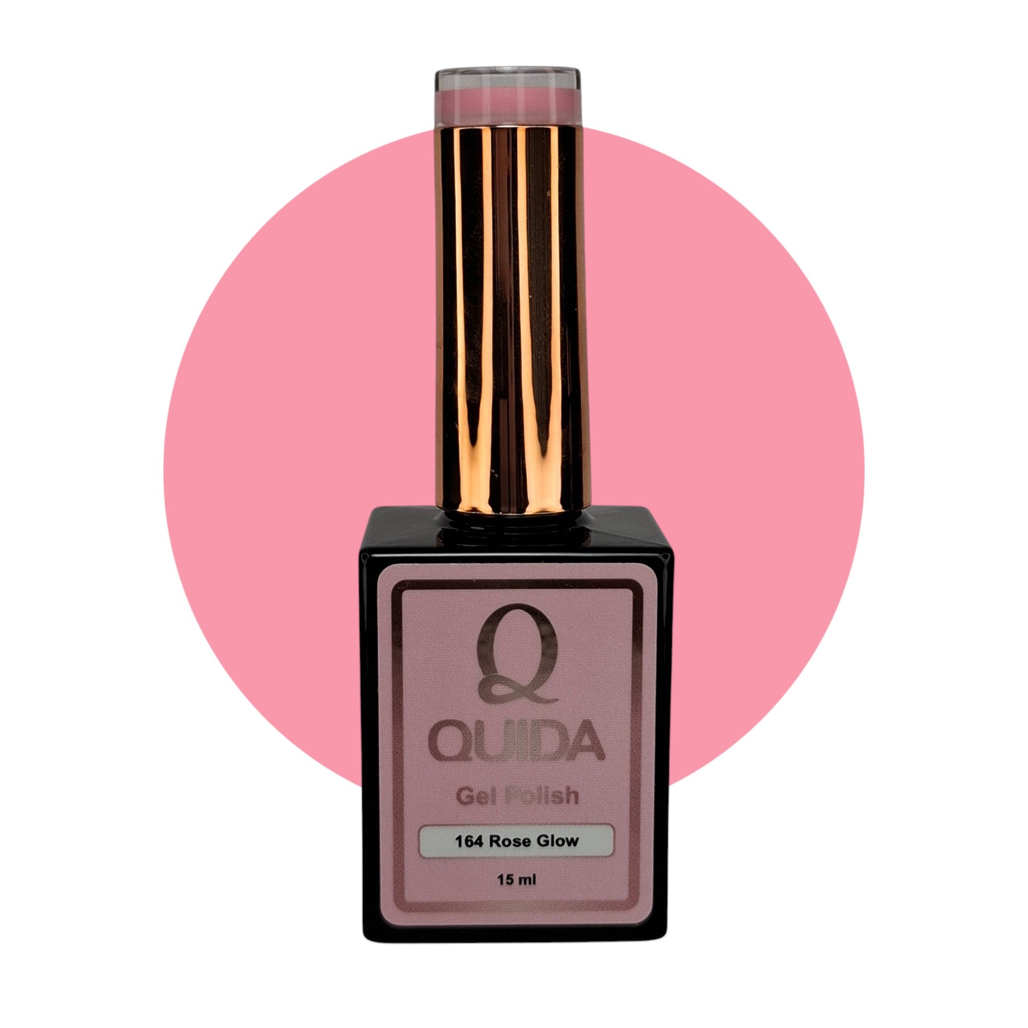 Gel Polish Rose Glow #164 – Fris Lichtroze met Zachte Glans
