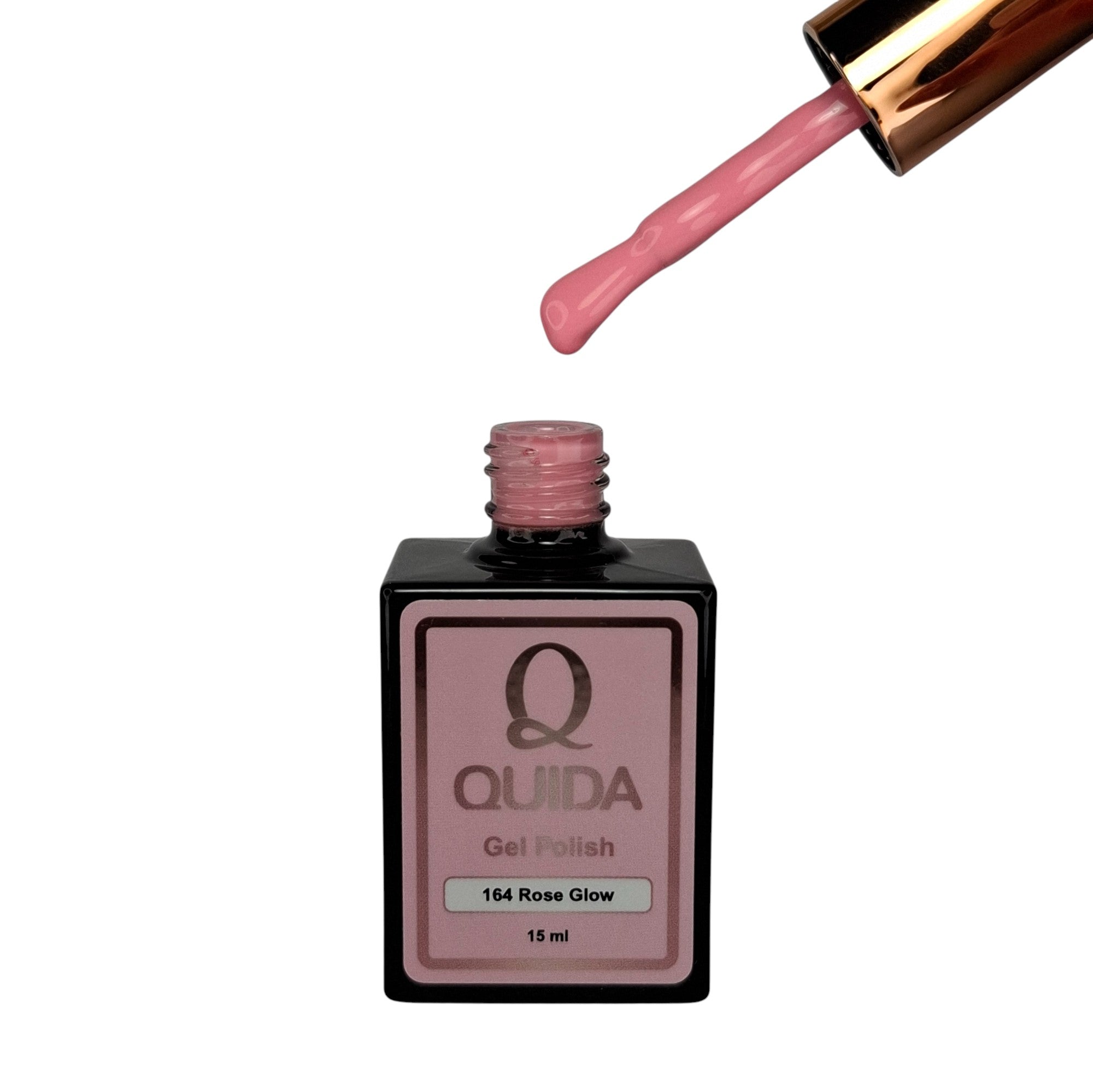 Gel Polish Rose Glow #164 – Fris Lichtroze met Zachte Glans