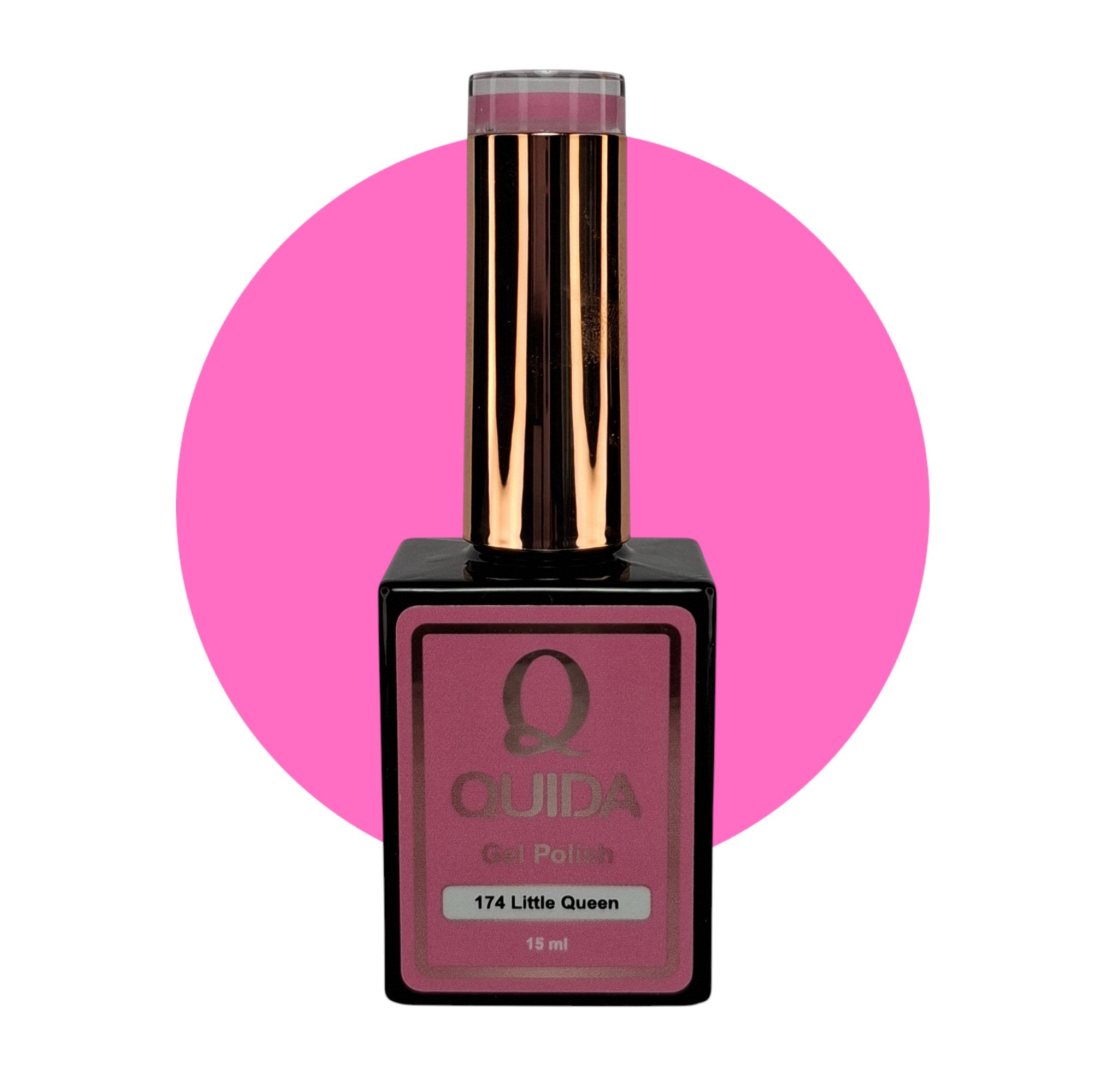 Gel Polish Little Queen #174 – Levendig Roze met Fuchsia Gloed