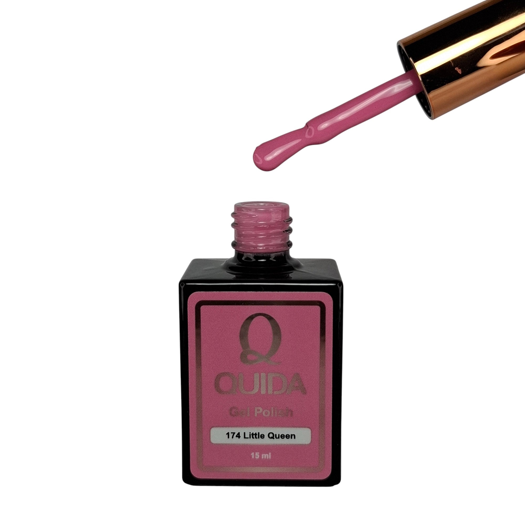 Gel Polish Little Queen #174 – Levendig Roze met Fuchsia Gloed