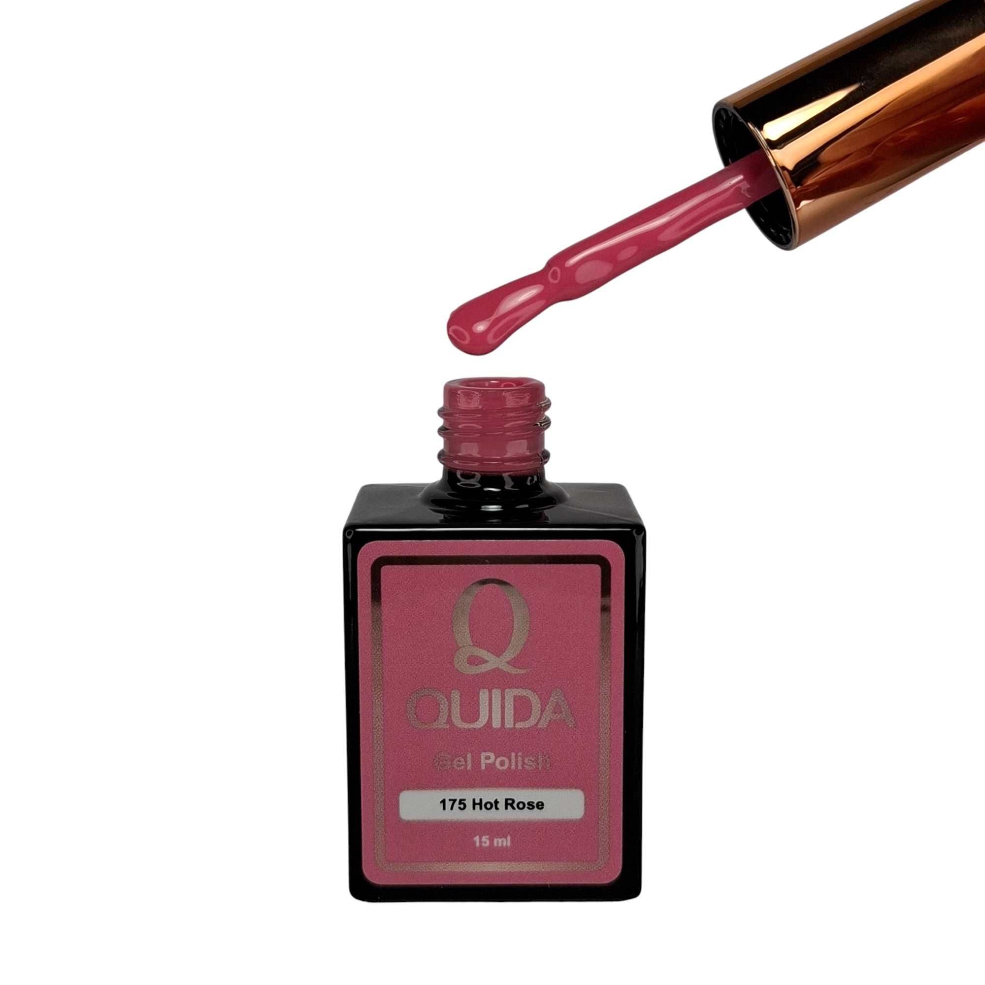 Gel Polish Hot Rose #175 – Vrolijke Candy Cane Roze