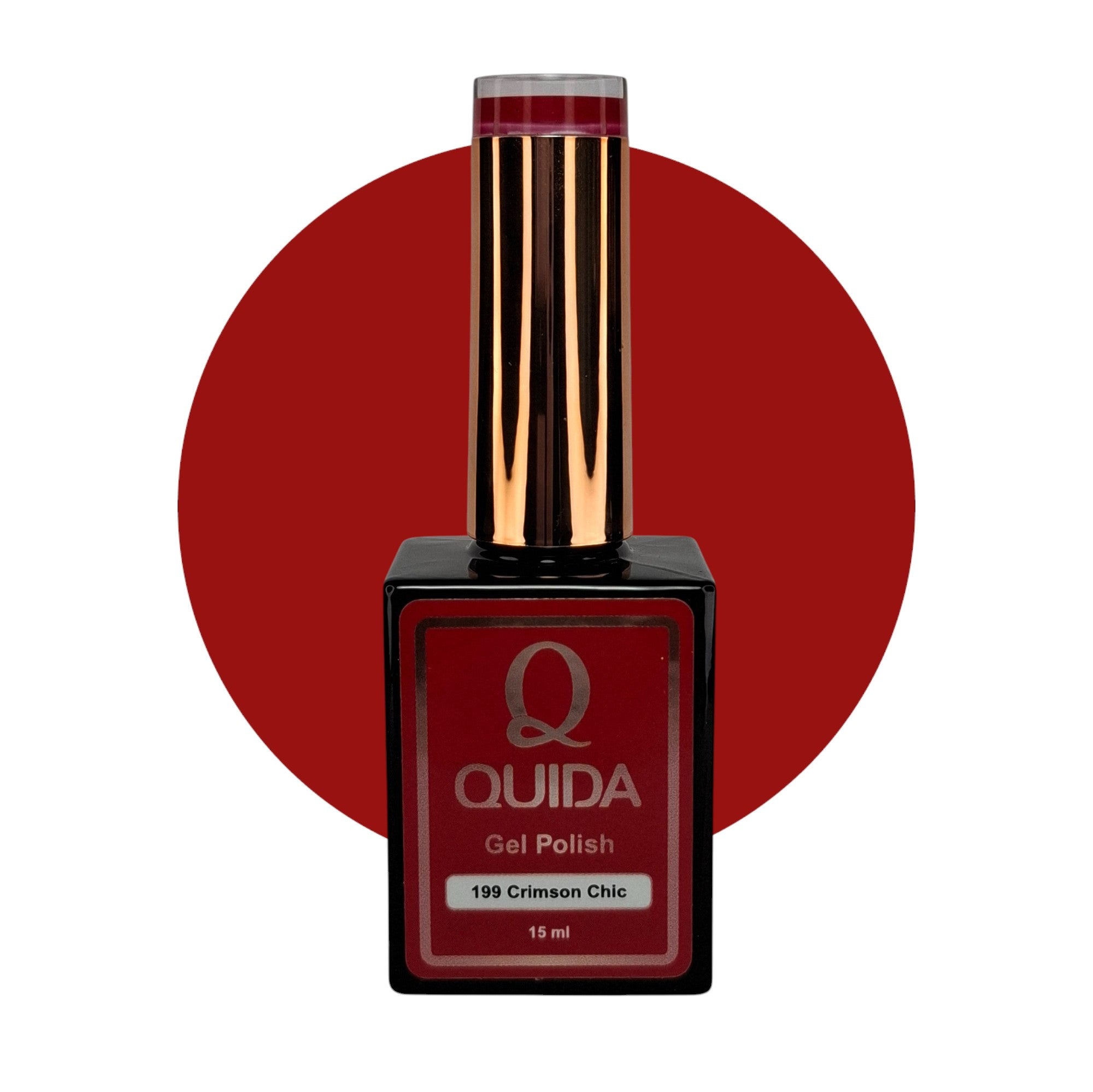 Gel Polish Crimson Chic #199 – Tijdloos Elegant Rood