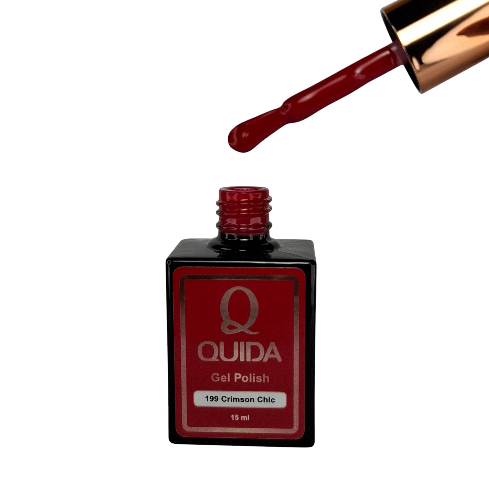 Gel Polish Crimson Chic #199 – Tijdloos Elegant Rood