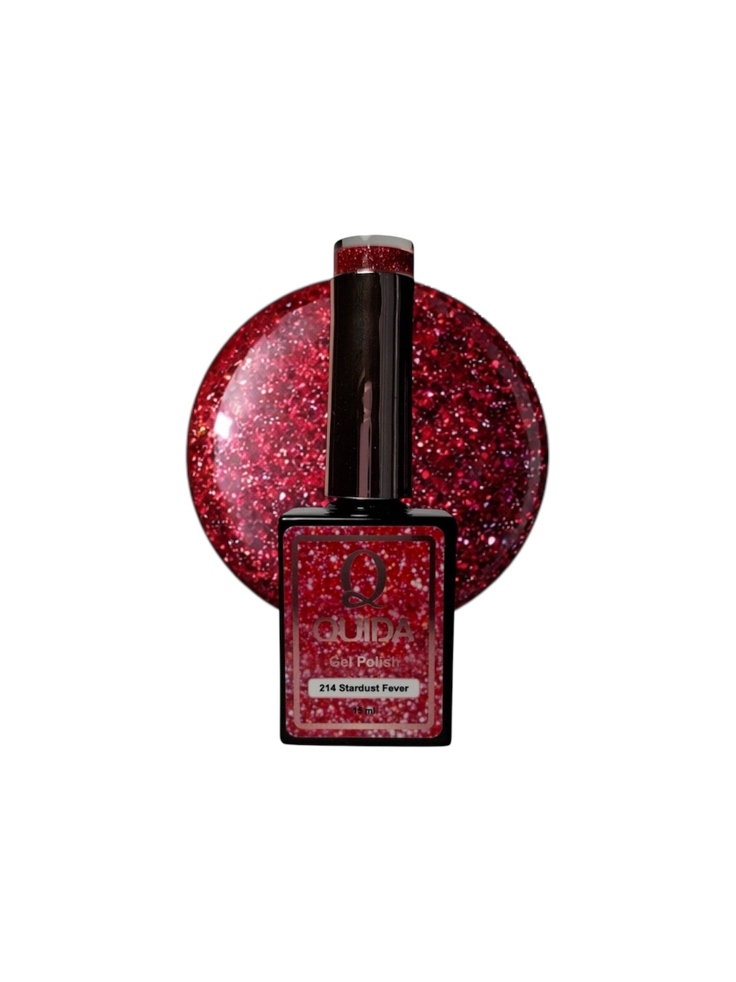 Glitter Gel Polish Stardust Fever #214 – Warme Koperrode Glitter met Metallic Sparkle