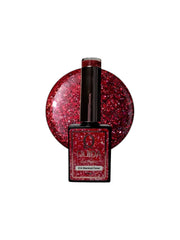 Glitter Gel Polish Stardust Fever #214 – Warme Koperrode Glitter met Metallic Sparkle