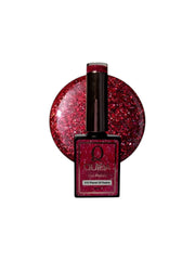 Glitter Gel Polish Planet Of Desire #215 – Heldere Robijnrode Glitter met Intense Sparkle