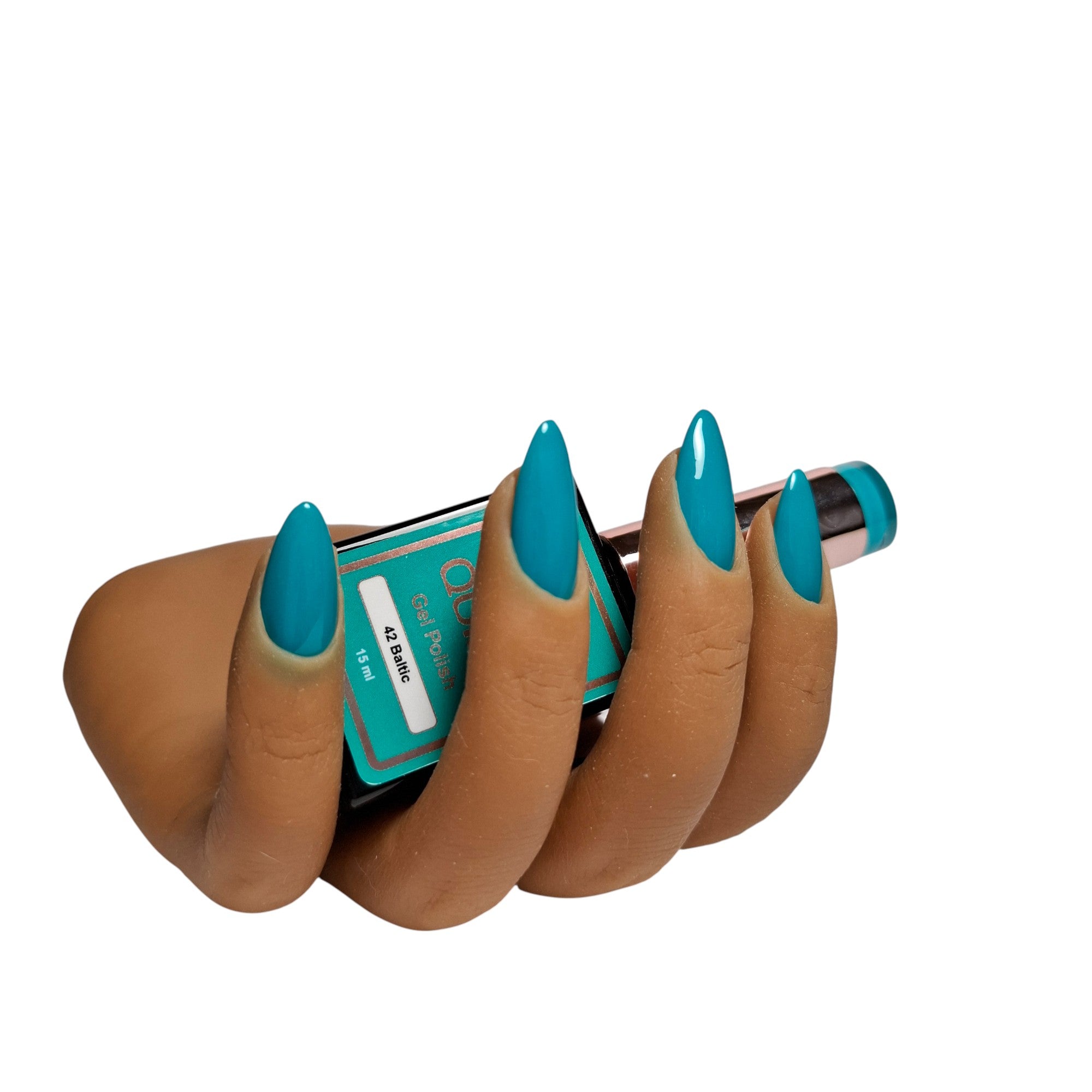 Gel Polish Baltic #42 – Diep Verzadigd Teal-Groen met Koele Blauwe Ondertoon