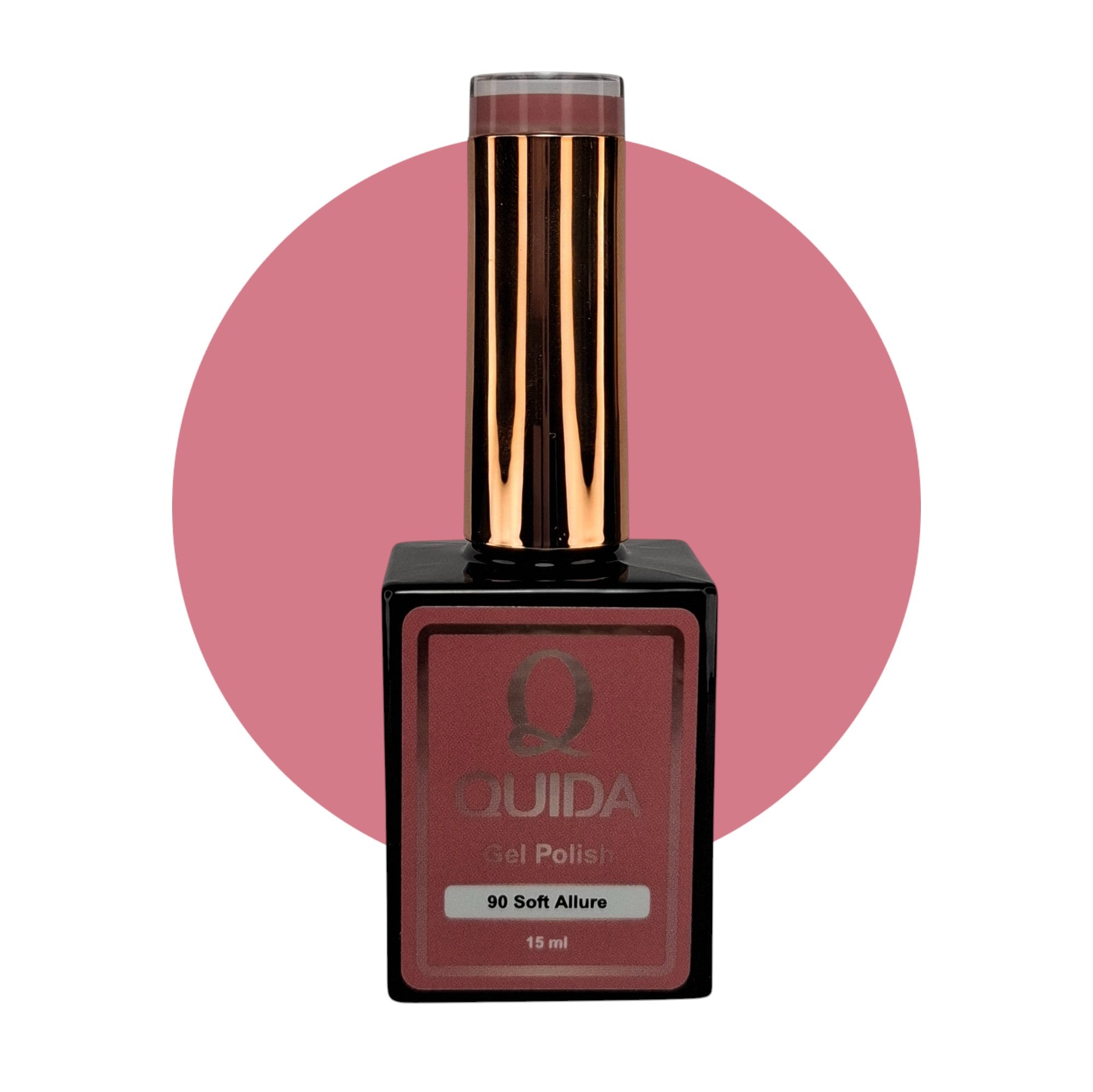 Gel Polish Soft Allure #90 – Gedempte Oud-Roze met Mauve Ondertoon