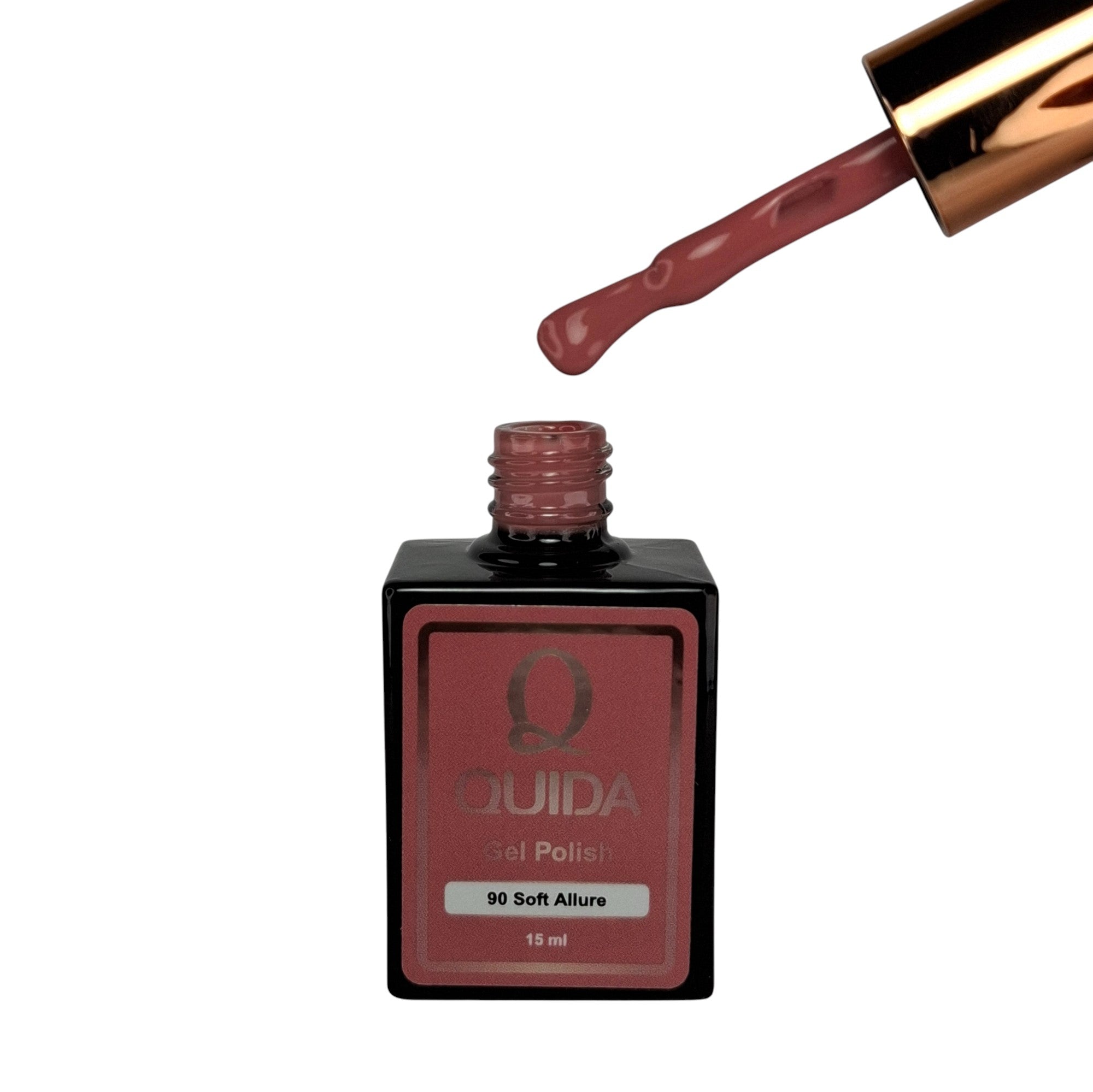 Gel Polish Soft Allure #90 – Gedempte Oud-Roze met Mauve Ondertoon