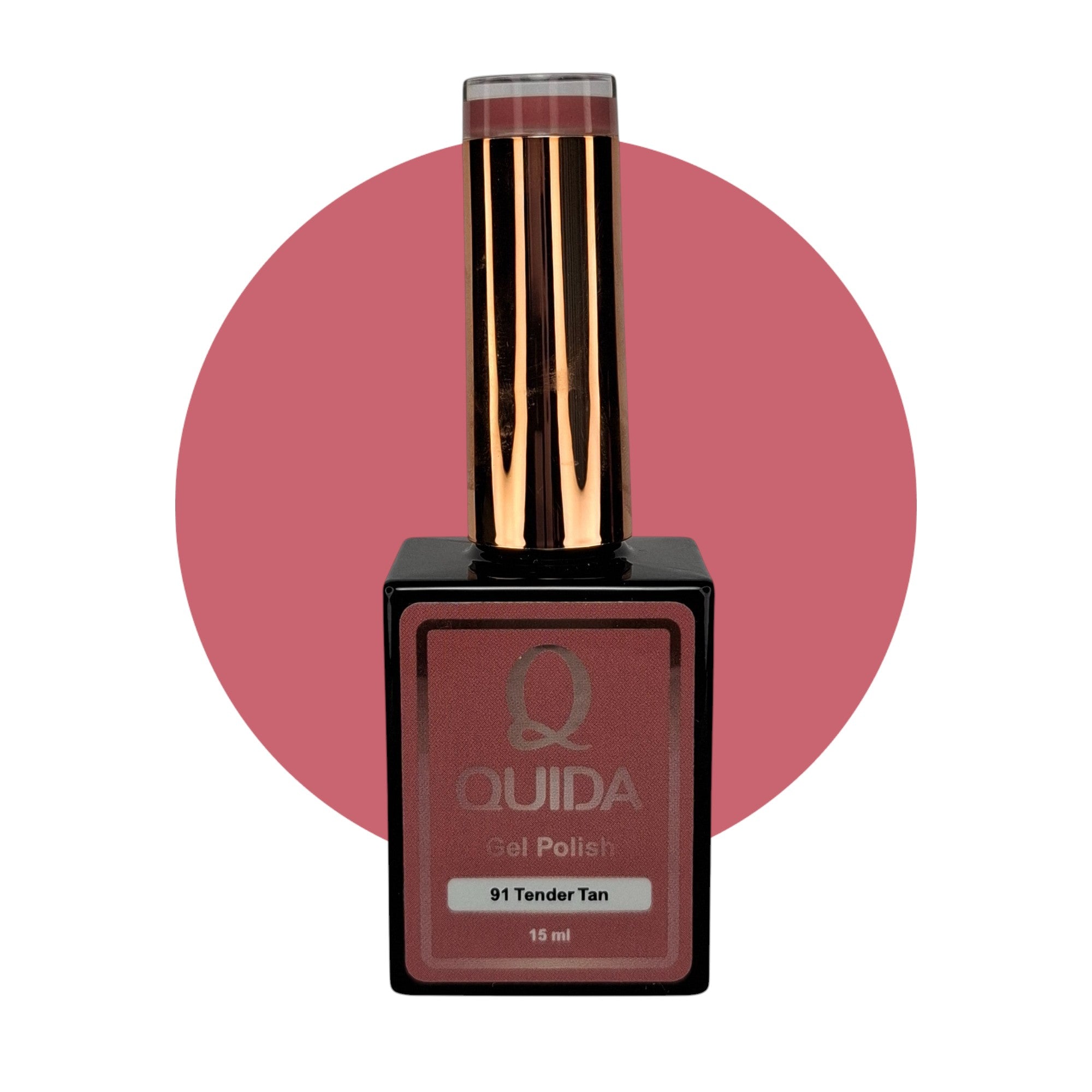 Gel Polish Tender Tan #91 – Warme Gedempte Roze-Koraal