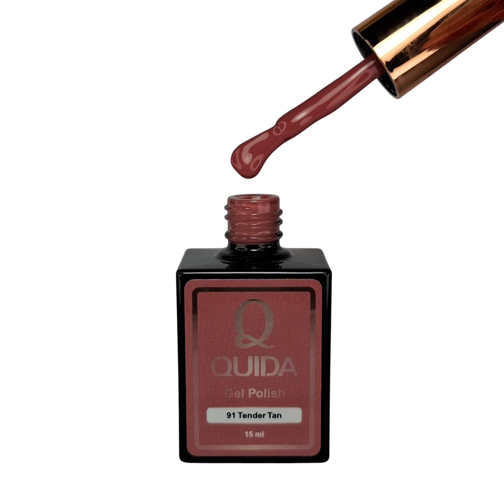 Gel Polish Tender Tan #91 – Warme Gedempte Roze-Koraal