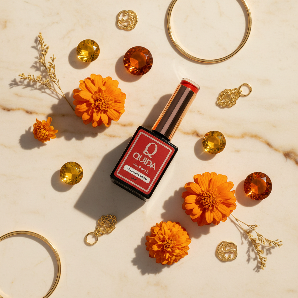 Lifestyle flatlay Scarlet Amber #146