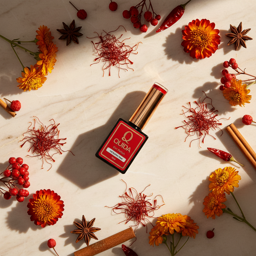 Lifestyle flatlay Saffron Heat #149