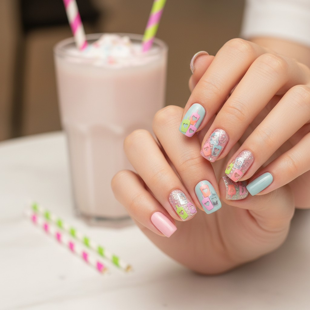 Lifestyle nail art met 2 handen