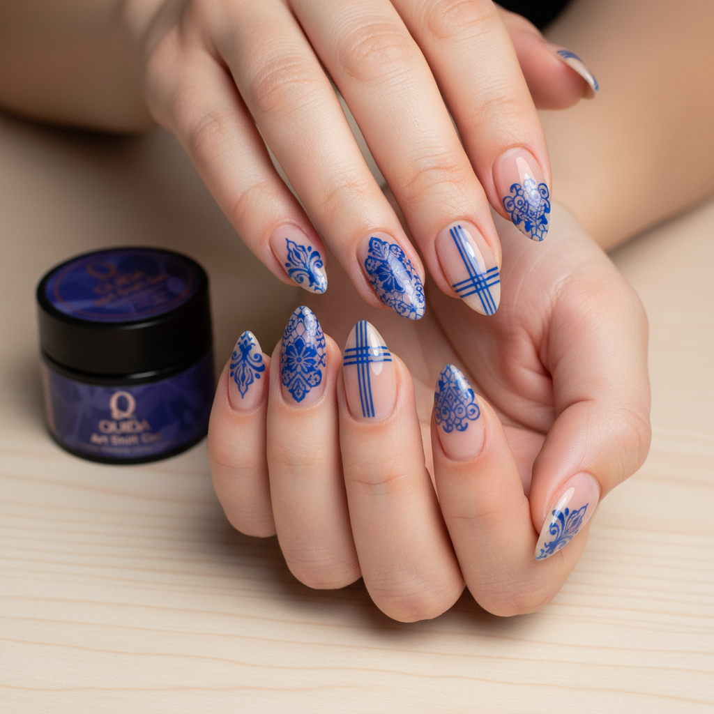 Lifestyle stempel effect met 2 handen