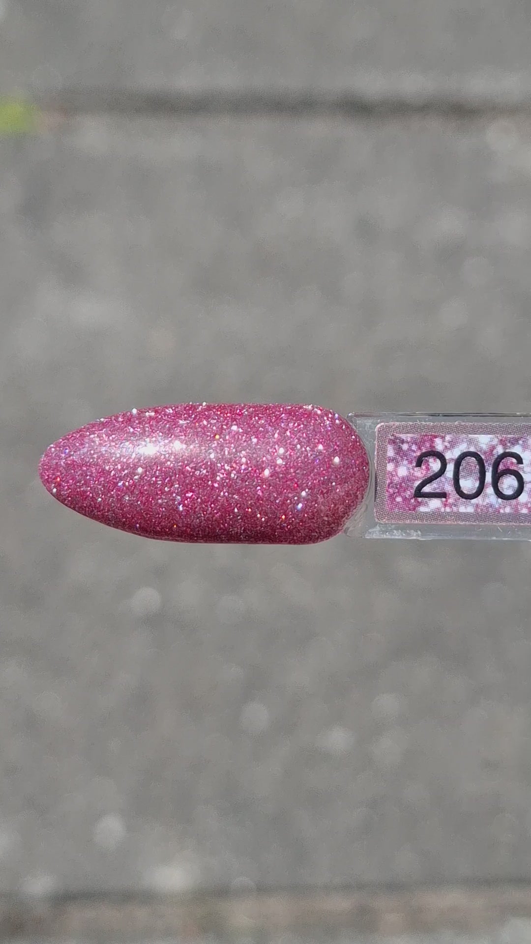 Video laden: Glitter Gel Polish Crystal Crash #206 – Frisse Roze Glitter met Helder Kristaleffect