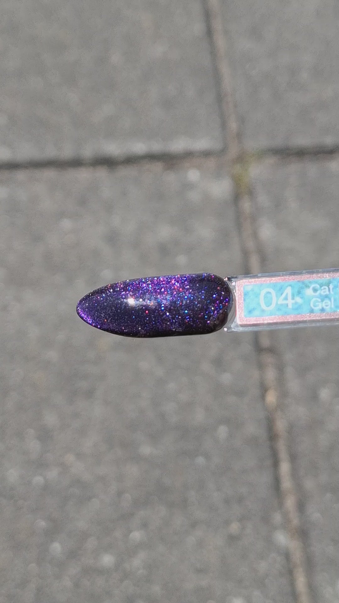 Video laden: Cat eye Gel polish Glow #4