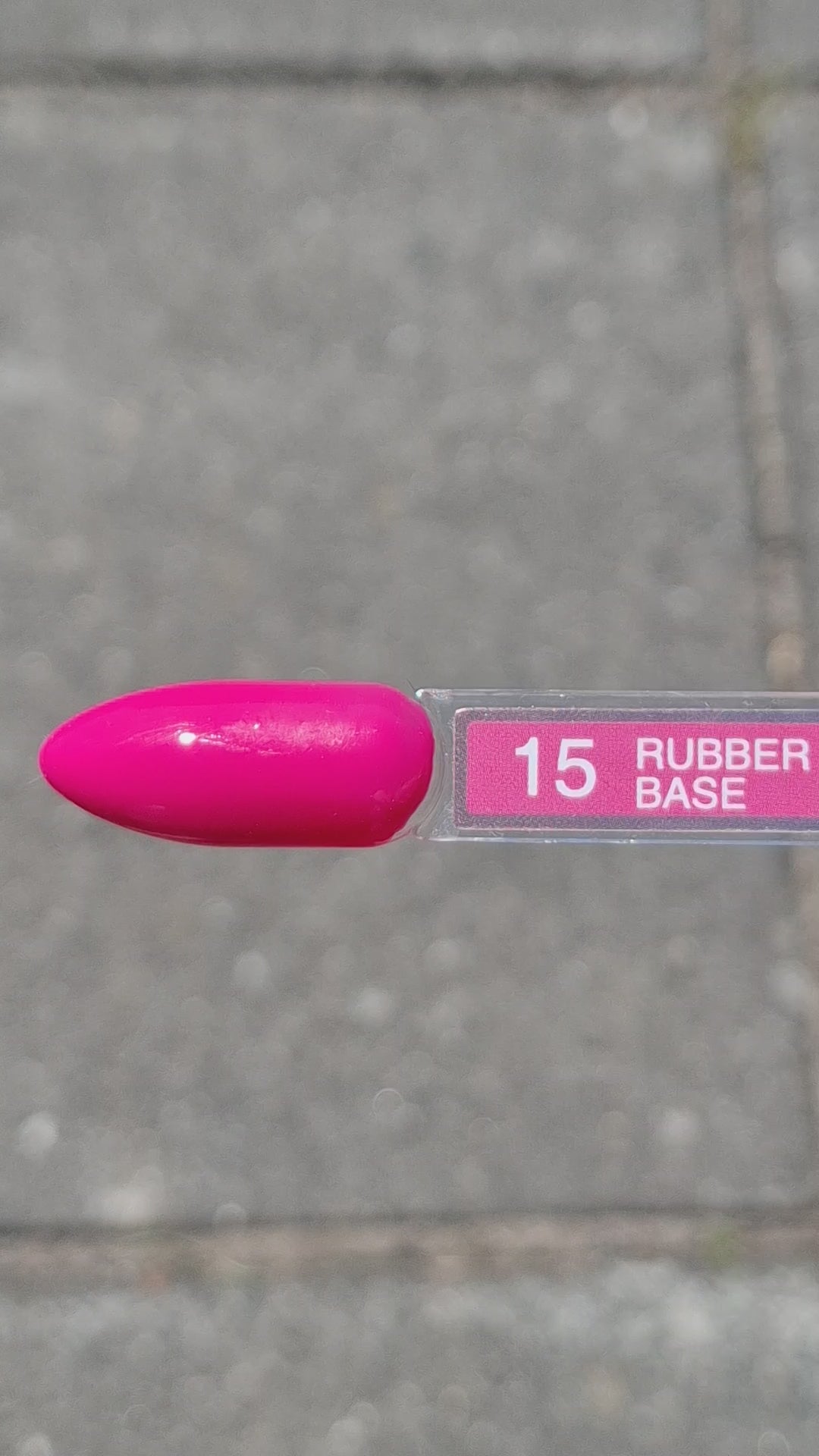 Video laden: Rubber Base Pink Dream #15 – Intens Elektrisch Fuchsia-Roze met Volle Dekking