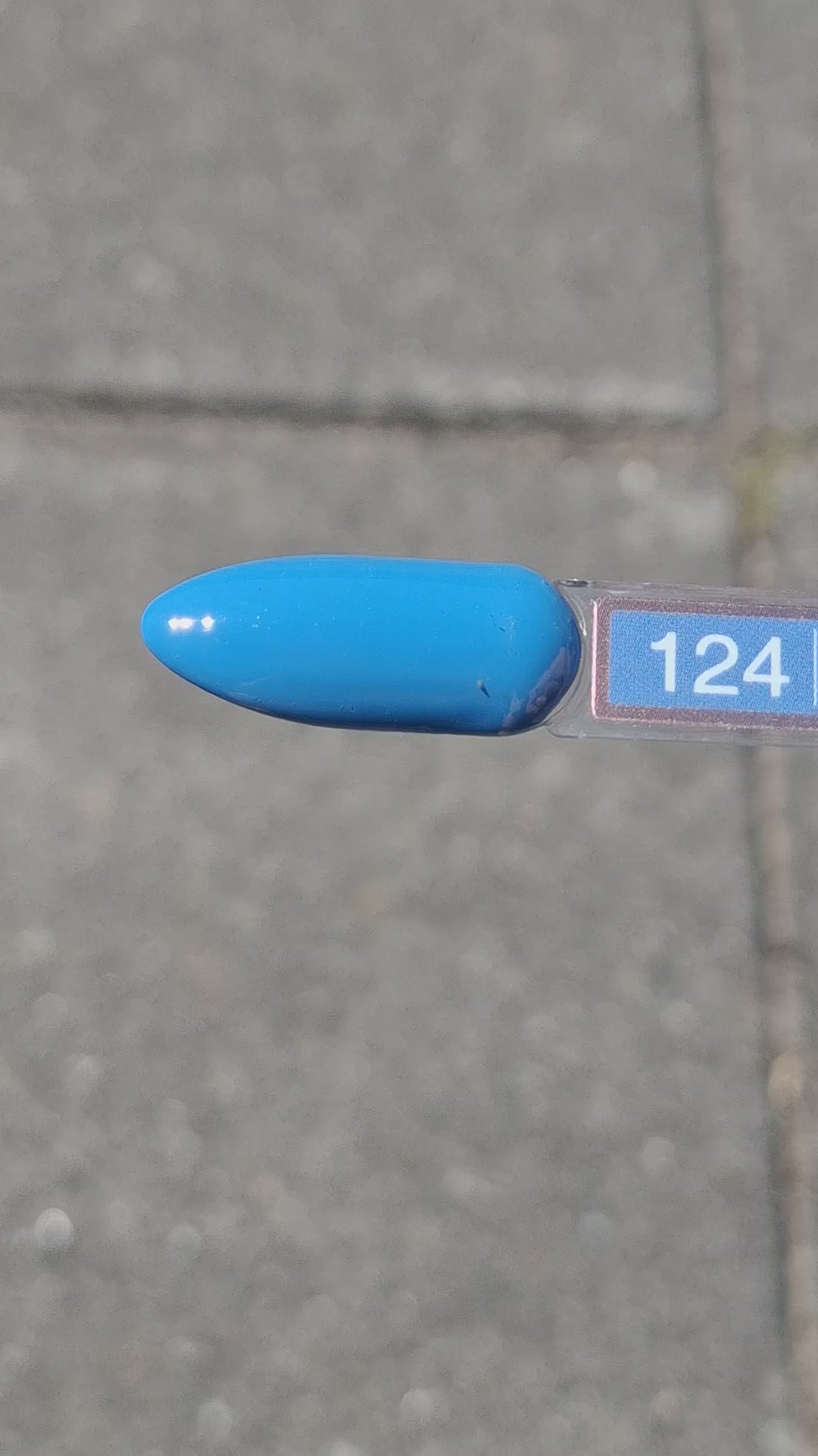 Video laden: Gel Polish Aqua Fog #124 – Levendig Azuurblauw