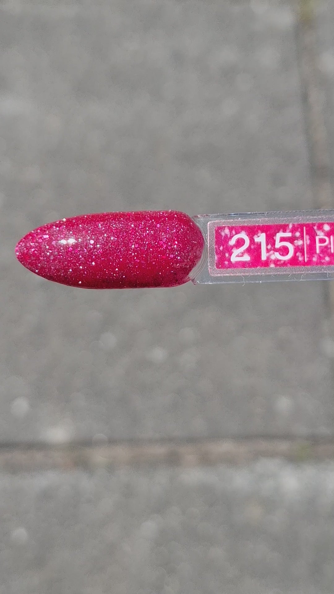 Video laden: Glitter Gel Polish Planet Of Desire #215 – Heldere Robijnrode Glitter met Intense Sparkle