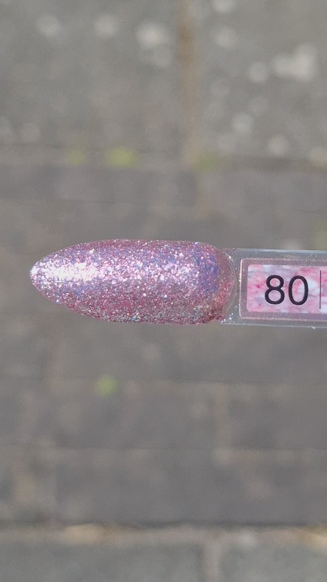 Video laden: Glitter Gel Polish Night Life #80 - Roze Zilveren Glitter Gel Nagellak