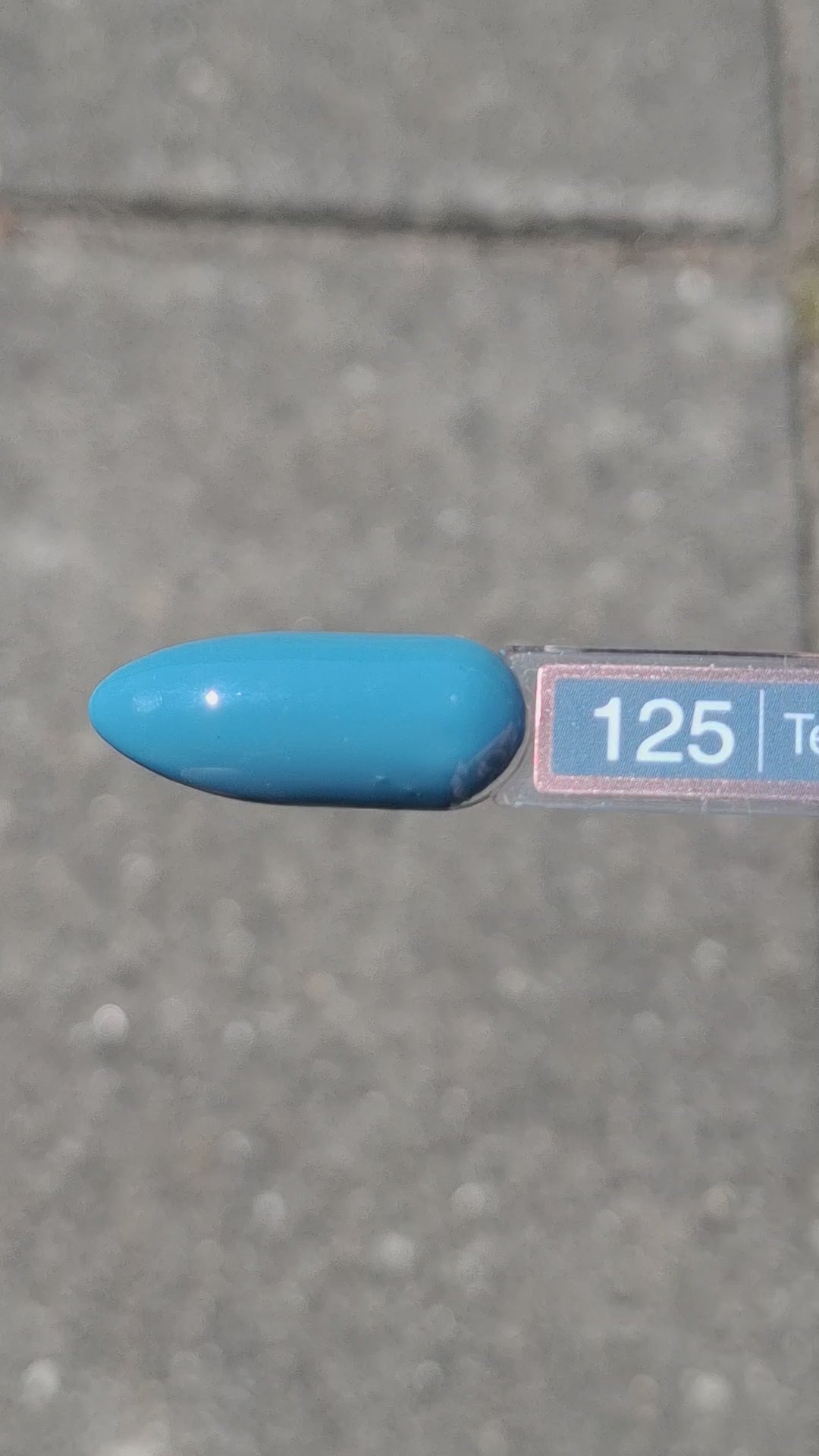 Video laden: Gel Polish Teal Shadow #125 – Diep Tealblauwe Tint