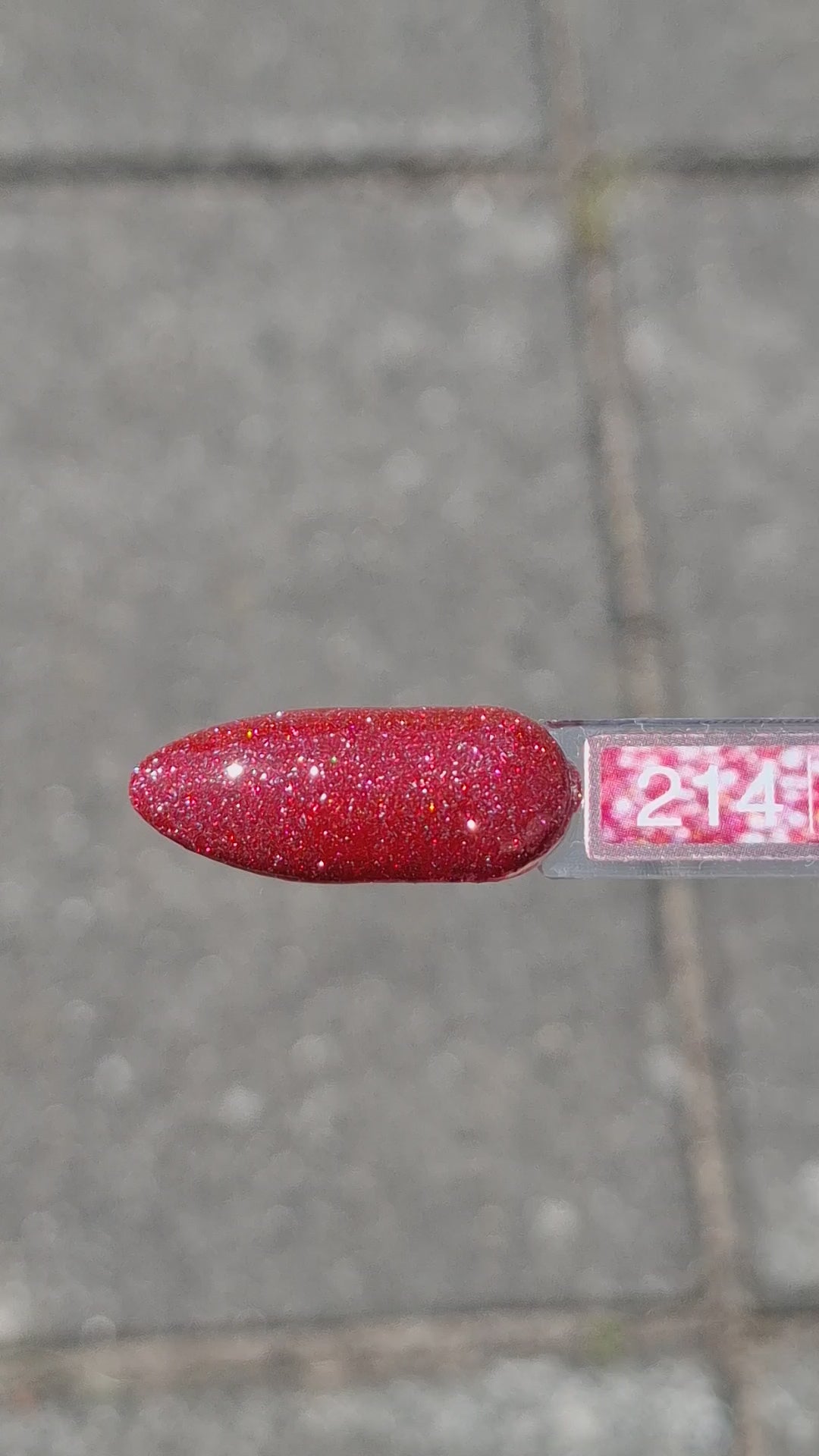 Video laden: Glitter Gel Polish Stardust Fever #214 – Warme Koperrode Glitter met Metallic Sparkle