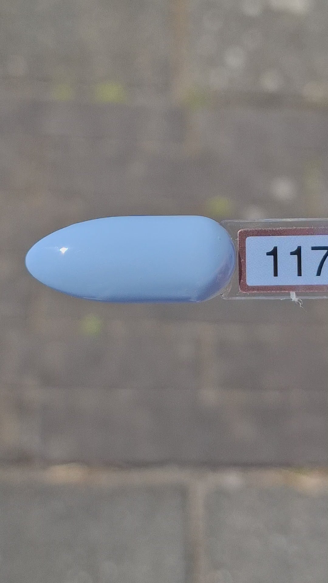 Video laden: Gel Polish Blue Aura #117 – Luchtige Pastelblauwe Gel Nagellak