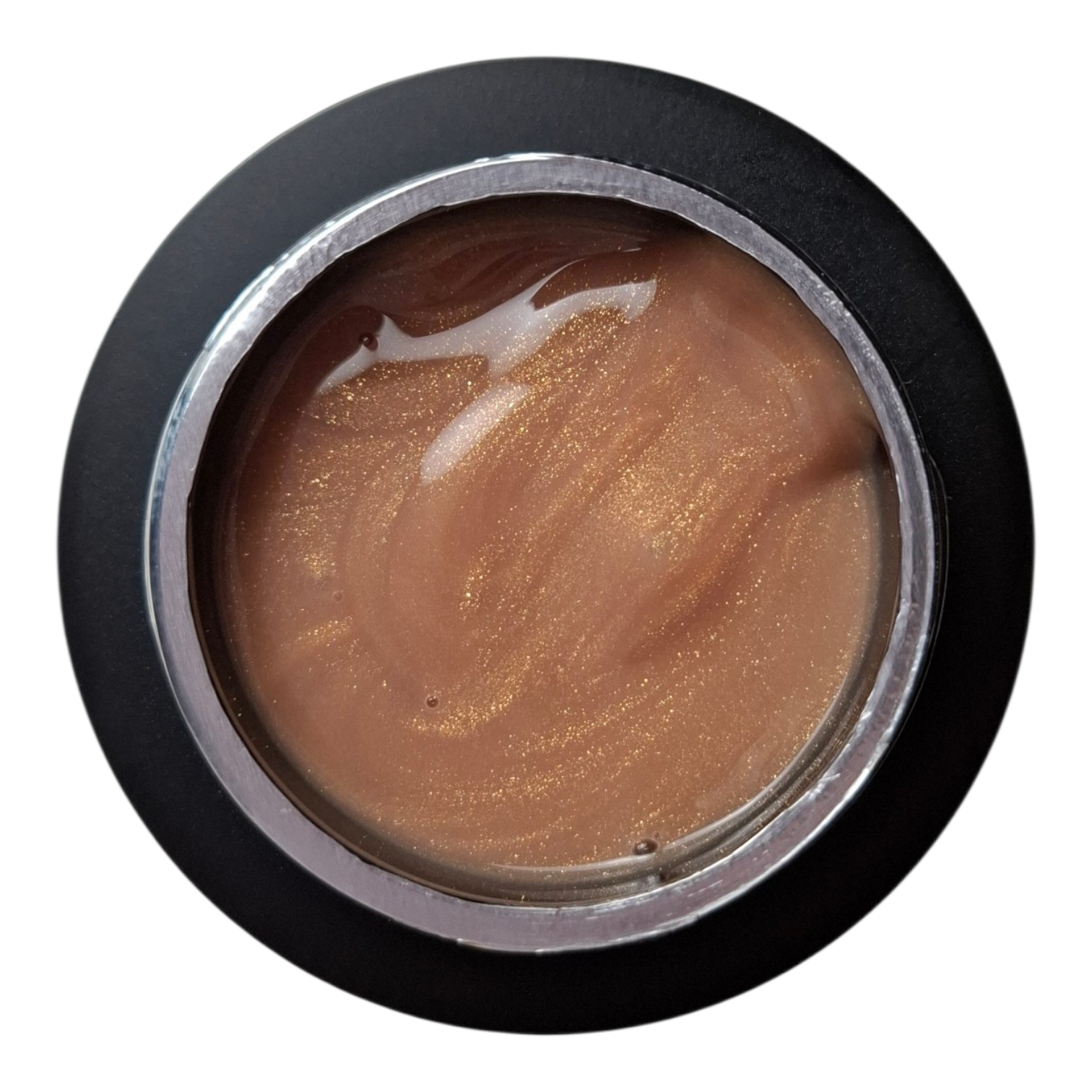 Quida Builder Gel Golden Sand #008 potje - warme beie nude hard gel met gouden shimmer voor BIAB nagels