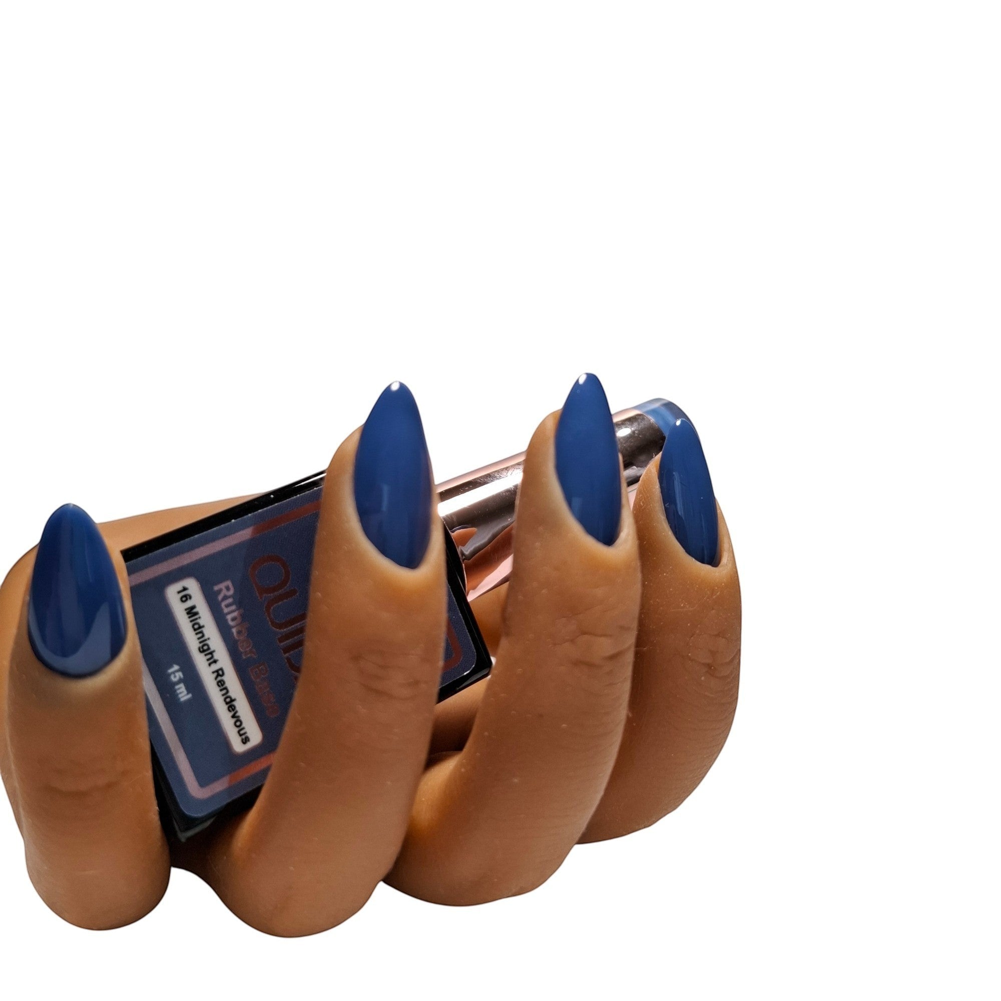 Rubber Base Midnight Rendezvous #16 – Diep Verzadigd Marineblauw met Indigogloed