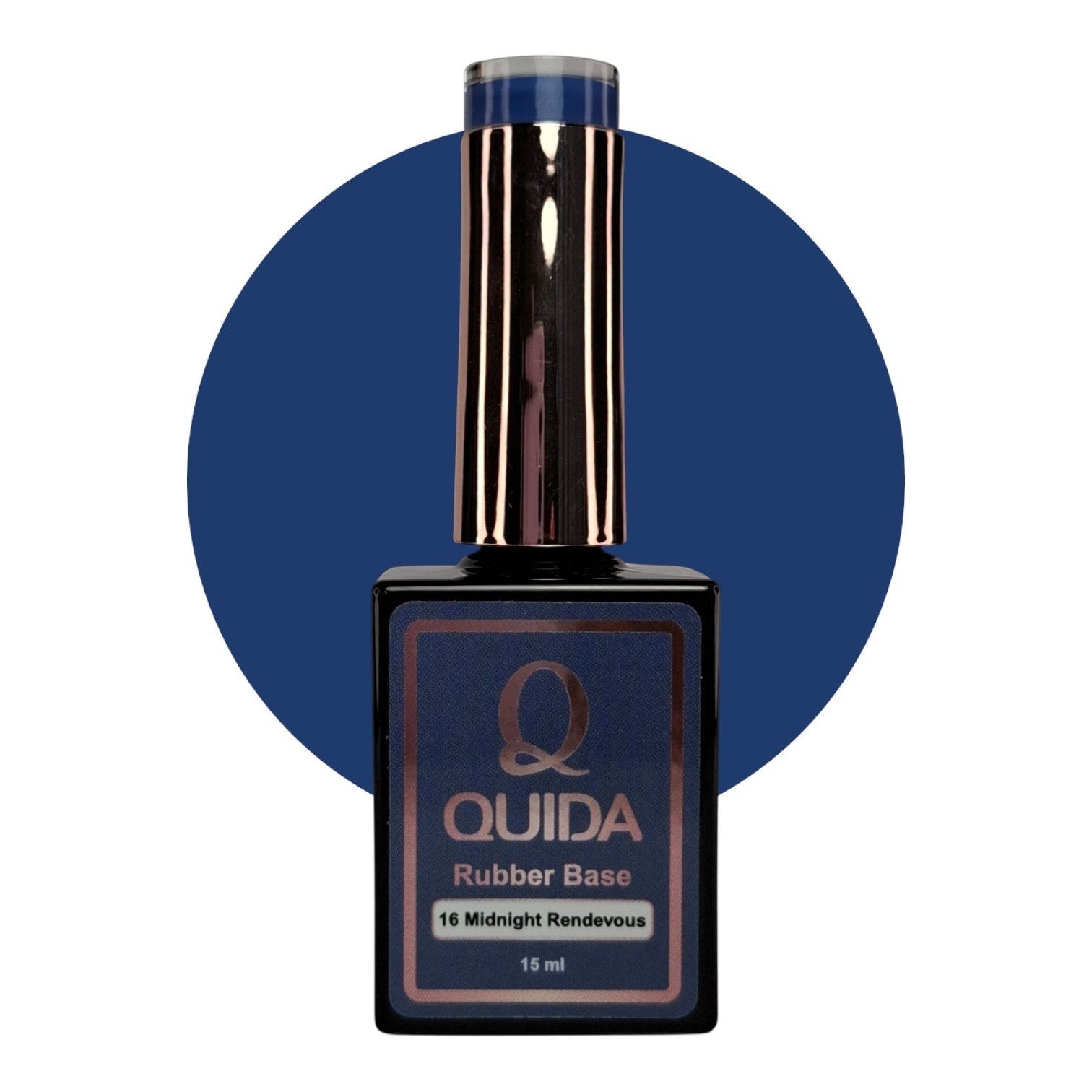 Rubber Base Midnight Rendezvous #16 – Diep Verzadigd Marineblauw met Indigogloed