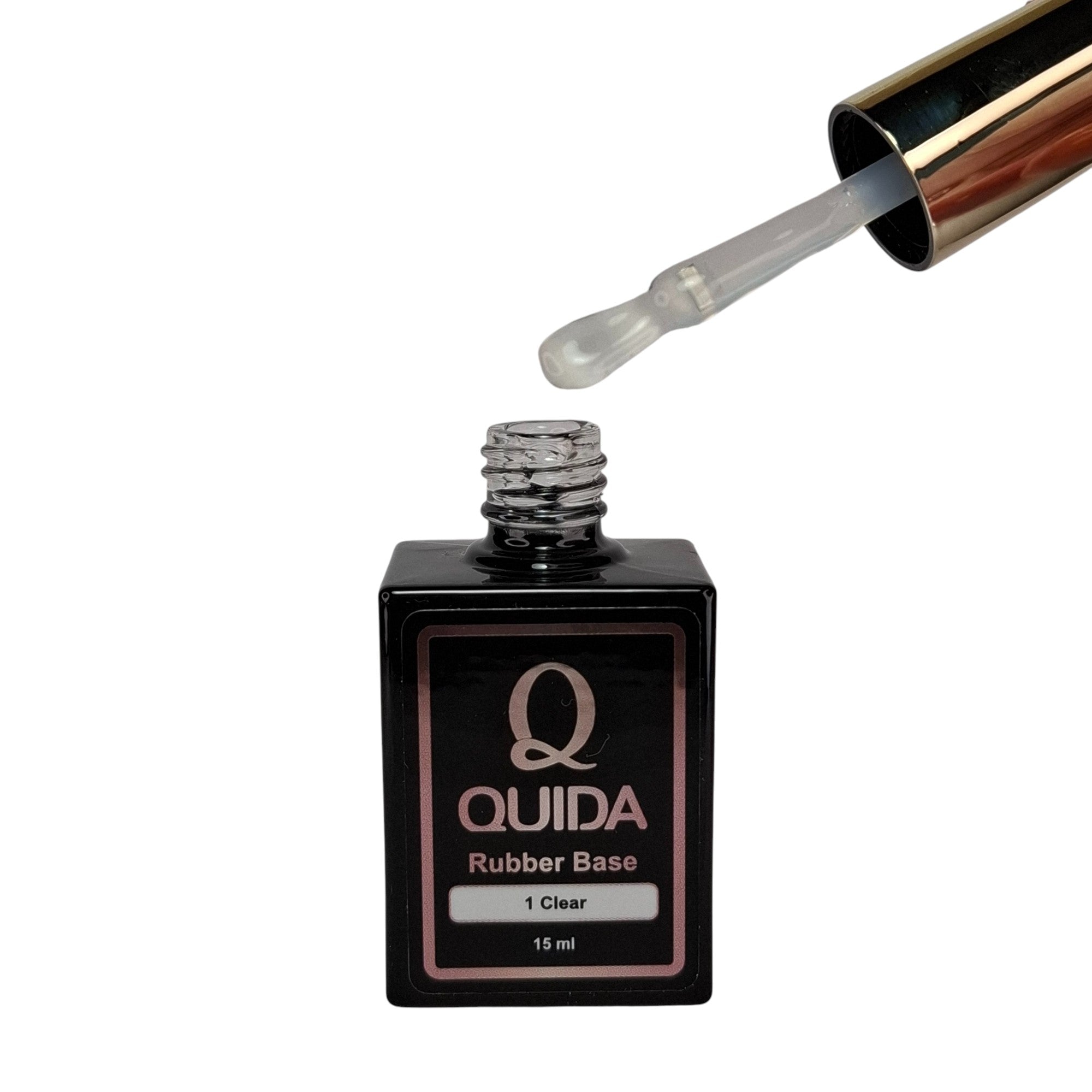 Quida Rubber Base Clear – Kristalheldere Basis voor Stevigheid, Flexibiliteit en Perfecte Hechting