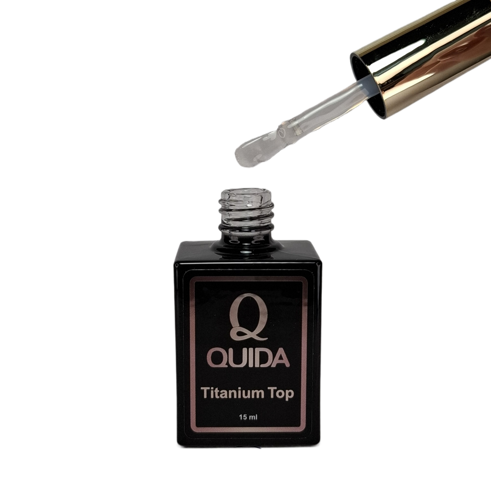 Quida Titanium Top No Wipe – Ultieme Hoogglans met Extreme Krasbestendigheid